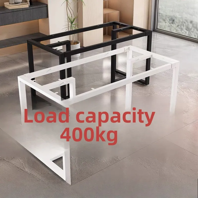 دعامة أرجل طاولة من الحديد المطاوع، رف قدم لطاولة الطعام، مكتب الكمبيوتر، دعم طاولة القهوة