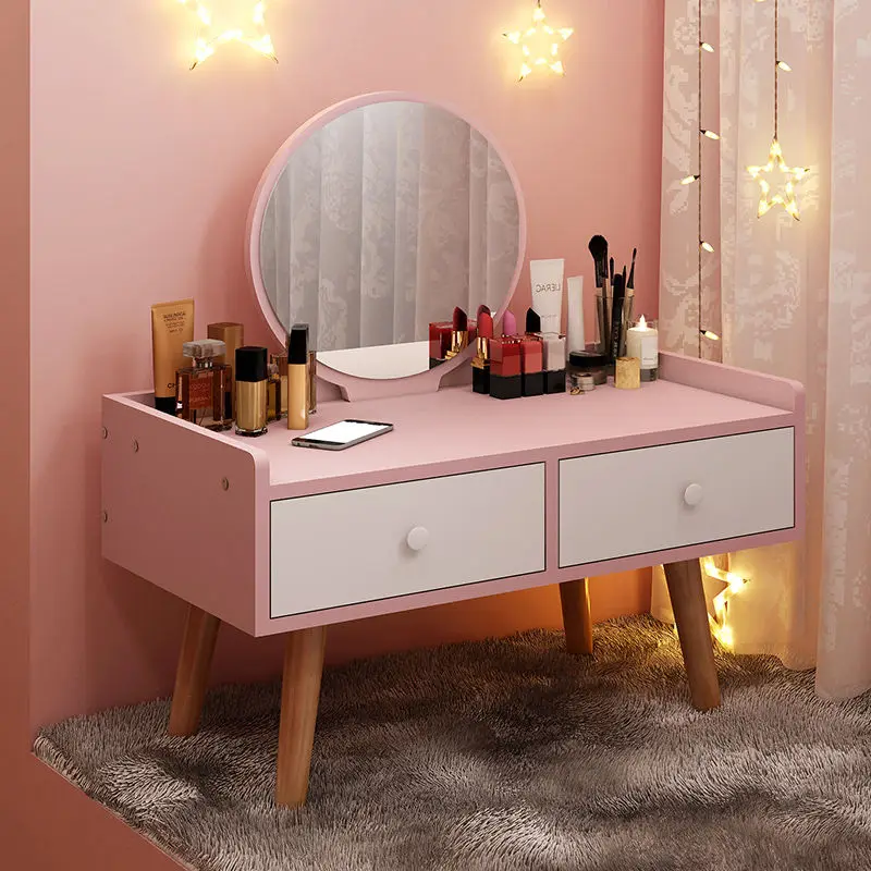 Dressing Table With Mirror Bedroom Furniture Nordic Makeup Table Fashion Small Bay Window Simple Dressing Table Small Apartment