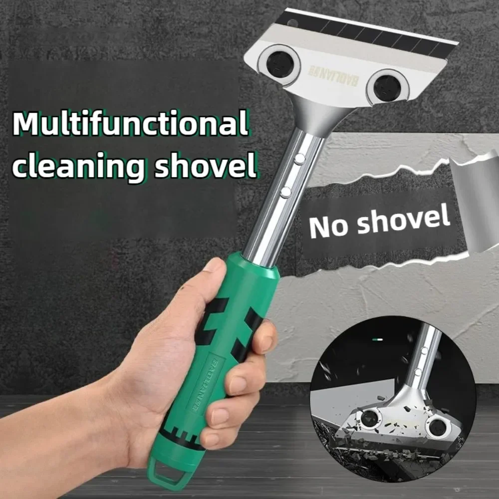 Heavy-Duty Aluminum Alloy Cleaning Scraper Metal Paint Knife for Household Hand Tools Glass Floor Wall Clean Scraper Blades