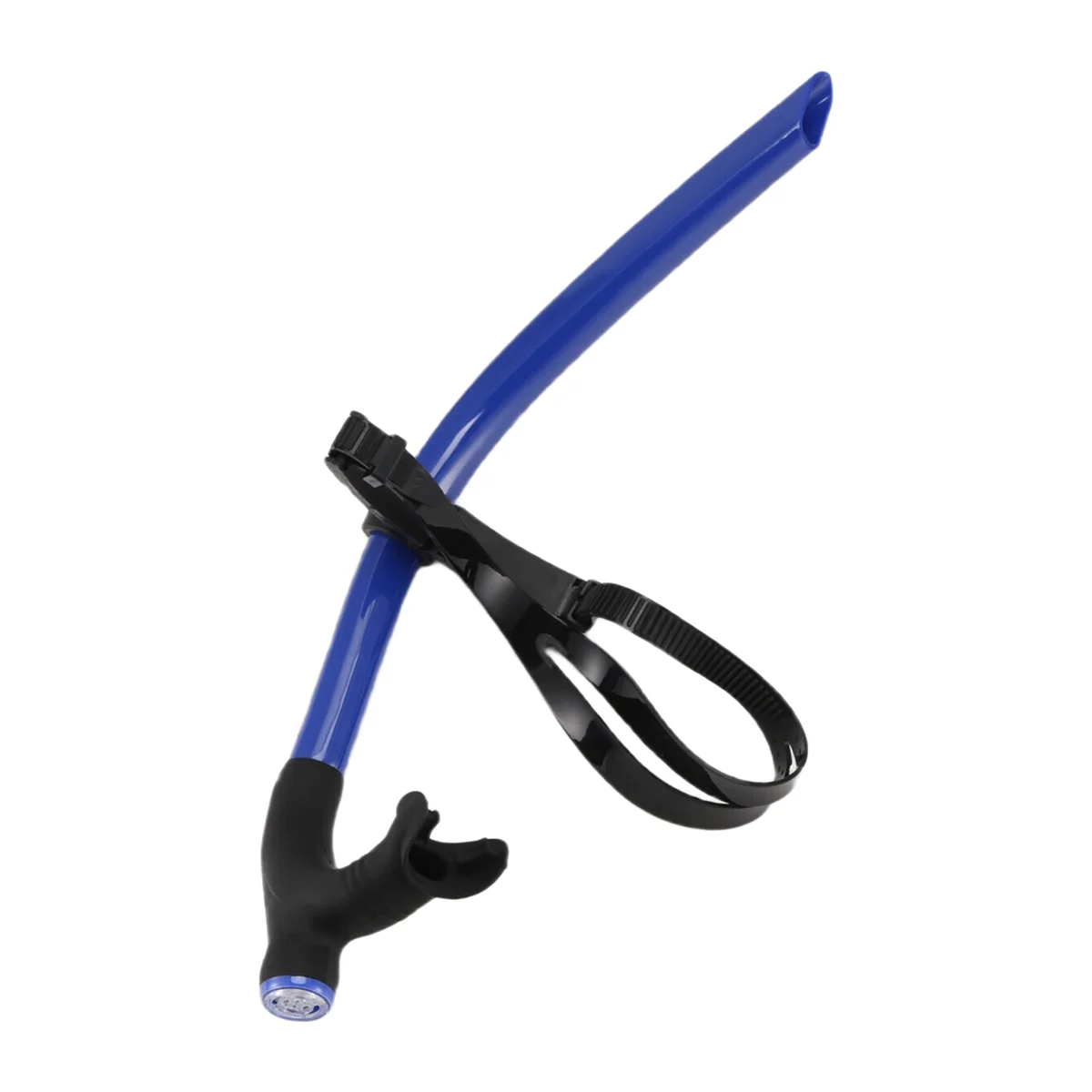 WFF Silicone Swimming Front Breathing Tube Diving Training Adults Snorkel Diving Tube Swimming Scuba Diving Equipment,Blue