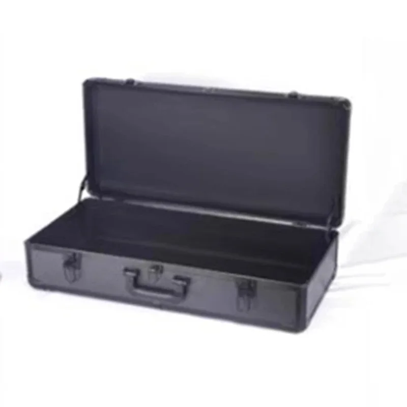 Multi functional aluminum wheel toolbox, large mechanical storage box, waterproof lock, rigid toolbox
