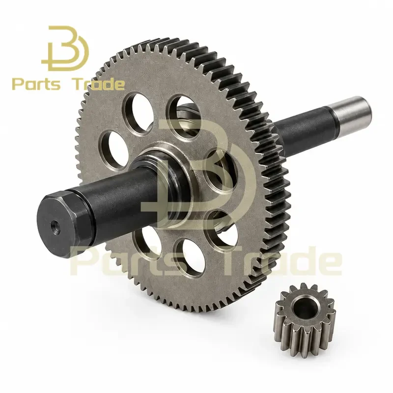 Mini Gear with Shaft for Power Tools Chain Saw Hand Saw Lithium Logging Saw Pinion 550 Type 14 Teeth Brushless Motor Gear