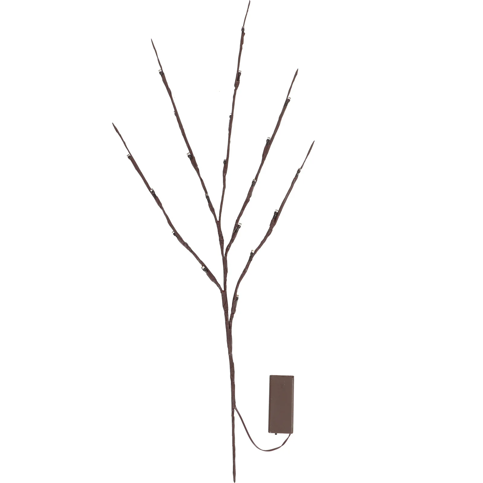 محاكاة فرع شجرة ضوء الليل 20 مصباح أبيض دافئ أضواء الزخرفية للمنزل حفلة عيد الميلاد الاسترخاء أجواء دافئة #3