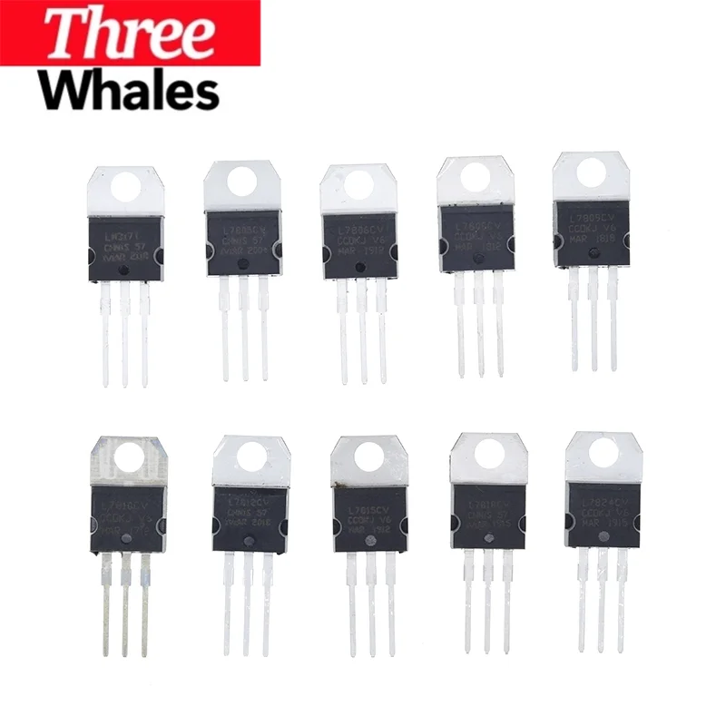 THR 10/30PCS  Voltage Regulation Module LM317T L7805 L7806 L7808 L7809 L7910 L7812 L7815 L7818 L7824 L7915