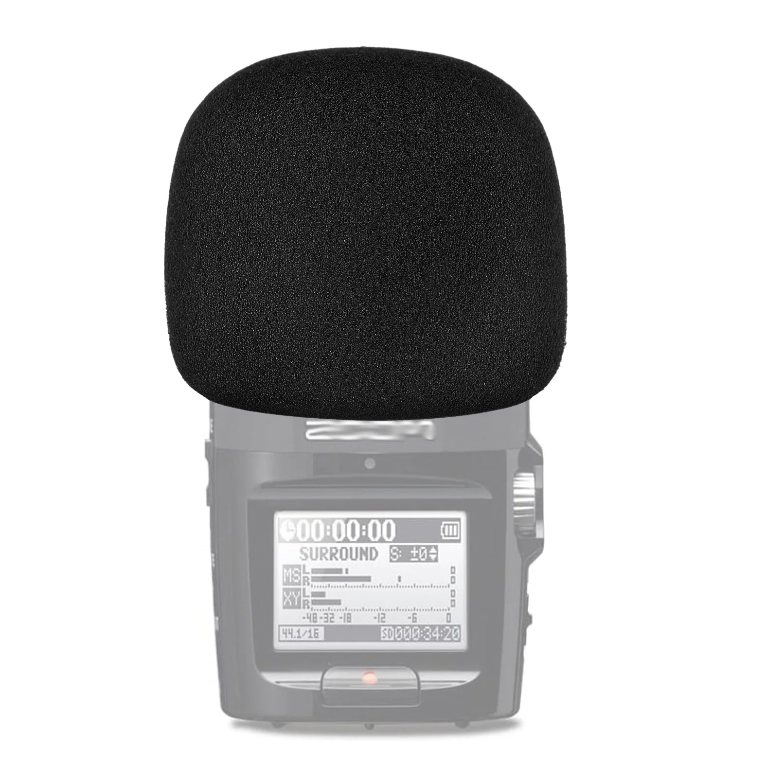 

Microphone Dust Cover for ZOOM H2N Microphone Windshield Sponge Cover Black