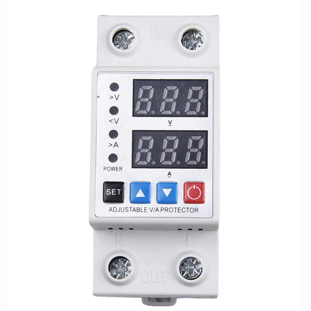 Dual Display Automatic Recovery Protector device designed specifically for Single Phase Electrical Systems at AC 230V