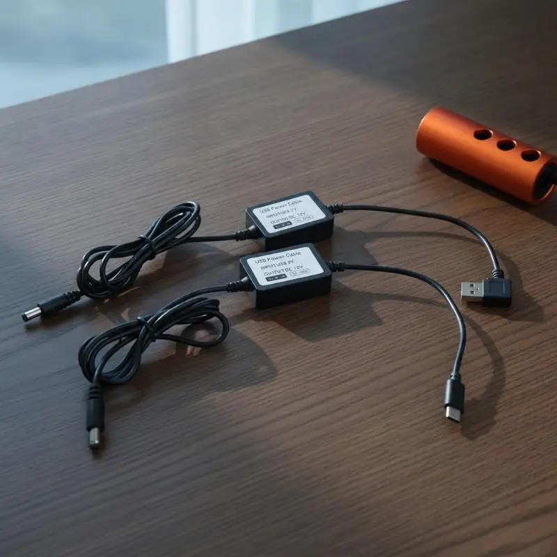 DC-DC USB Boost Cable 5V to 9V 12V 1A Step Up Power Converter Adapter for Router WiFi Camera Stable Power Supply