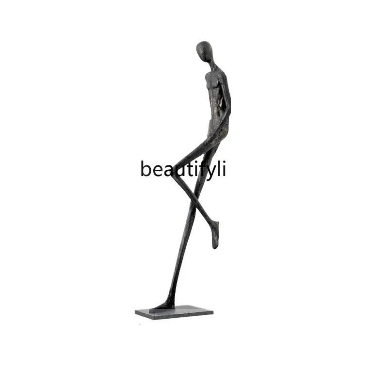 

Abstract Figure Sculpture Floor Ornaments Hotel Aisle Hallway Sales Office Designer Large Humanoid Decorations