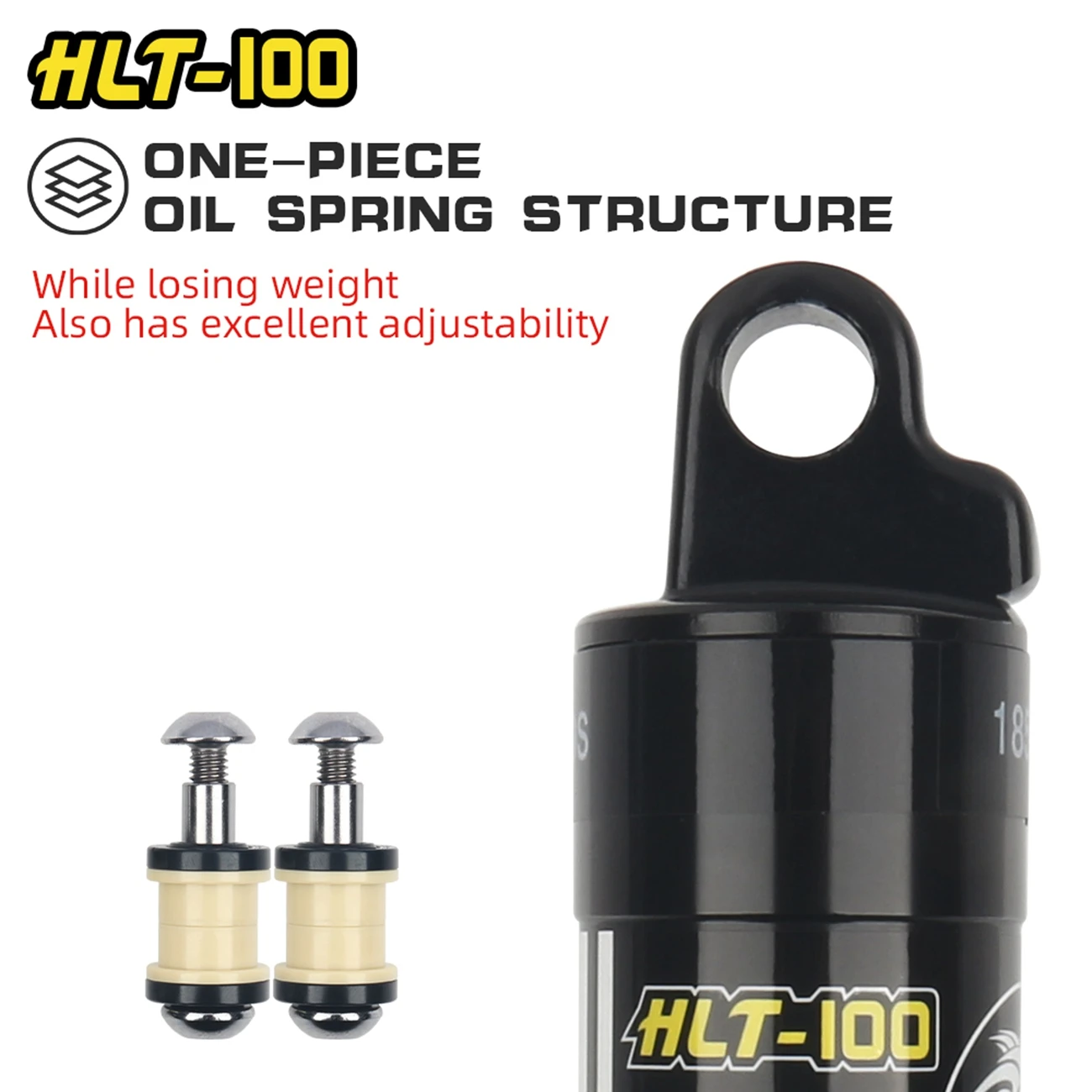 HLT-100 MTB Rear Shock Absorber Mountain Bike 125 150 165 185mm Scooter Shock Suspension Oil Spring Shocks Cycycling Parts