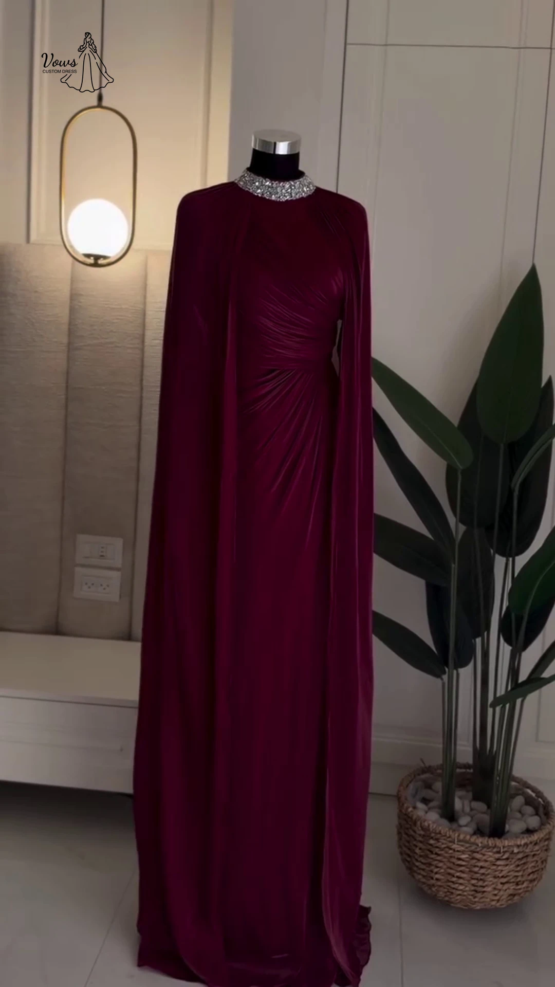 

Vows Line A Bespoke Occasion Dresses Medium Length Custom Made Arabic Evening Dress Luxury Elegant Party Dresses 2026 Prom Woman