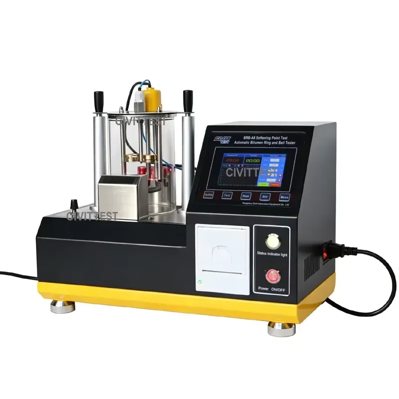Automatic Asphalt Ring and Ball Apparatus Digital Softening Point Test Bitumen Asphalt Softening Point Tester