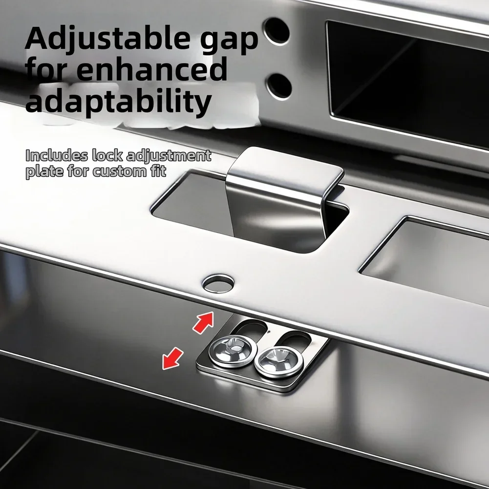 

Сейф из нержавеющей стали 304 с регулируемым зазором, утолщенный материал, современный умный дверной замок-сейф для надежной регулировки установки