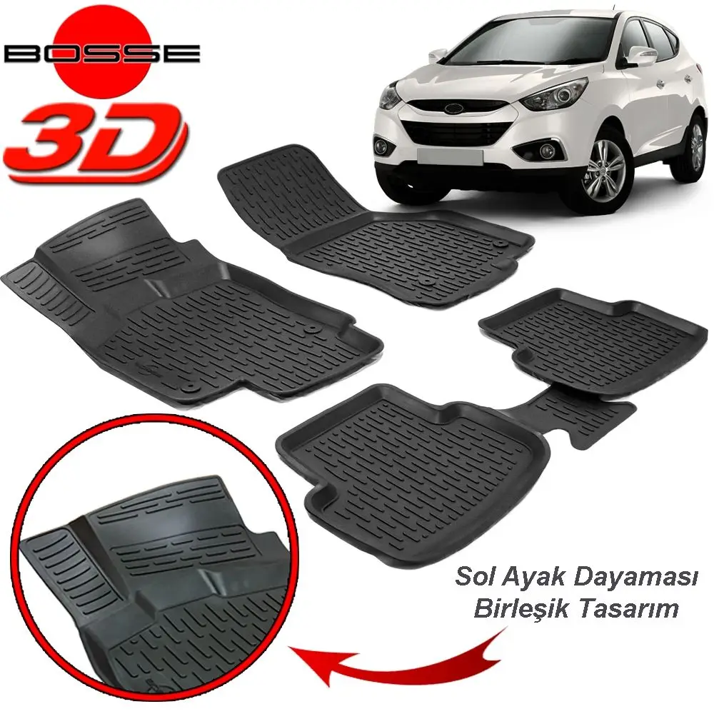 For Hyundai ix35 Mat 3D Pool 2010 2015 From BOSSE