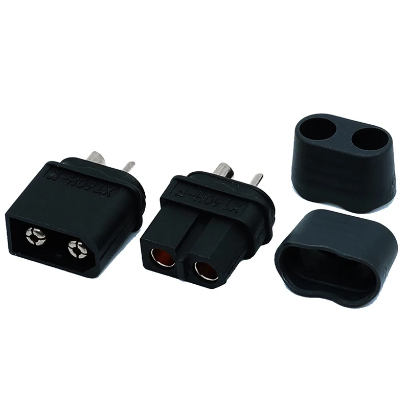 1/5/10pcs  XT60H (XT60 Upgrade) Male Female Bullet Nickel-plated Connectors Power Plugs with Sheath for RC Parts
