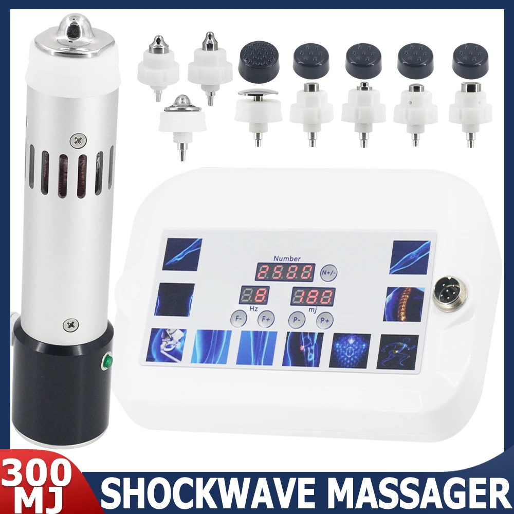 300MJ Shockwave Therapy Machine For Effective ED Erectile Dysfunction Treatment Massage Muscle Pain Relief Relaxation Shock Wave