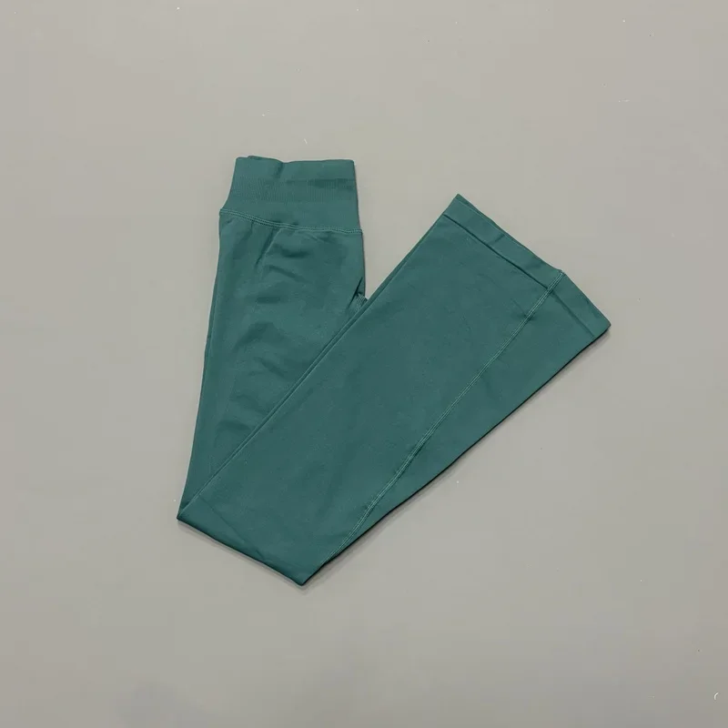 Micro Flared Leggings für Damen: Yoga-Hose mit Po-Lifting-Effekt, Bauchkontrolle, Hoher Taille, Elastisch, Weich, für Fitness, Gym, Workout und Sport – Detail 19