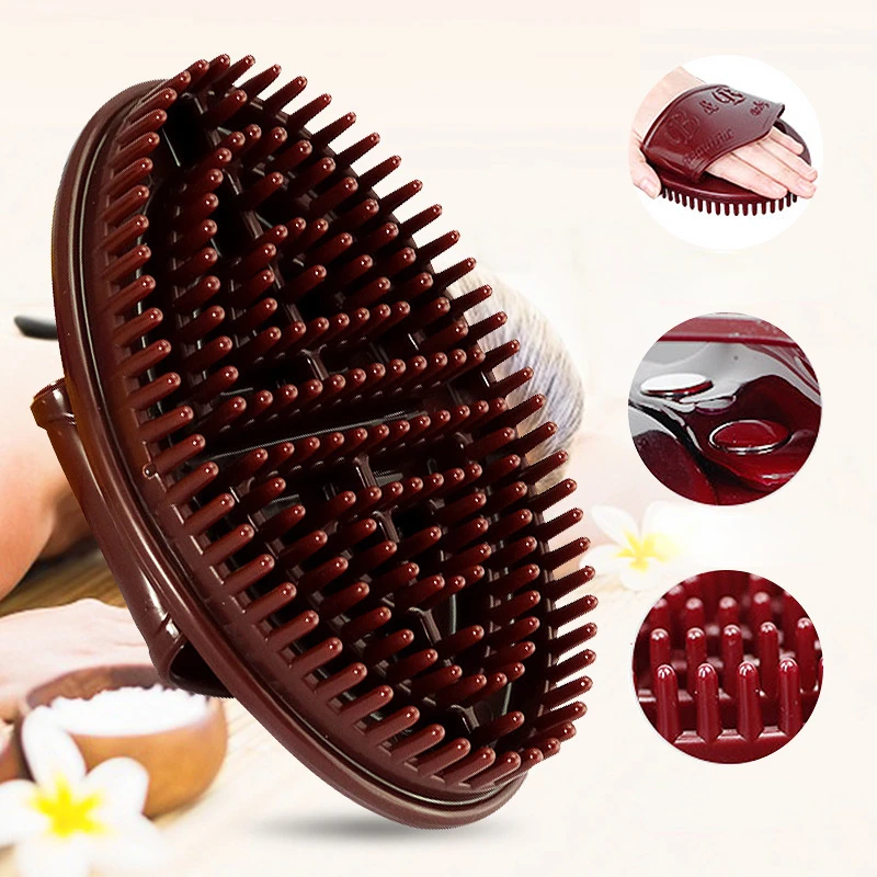Körper massage gerät Bürste Gua Sha Scrap ing Board Massage bürste Scrap per Anti Cellulite Abnehmen entspannendes Peeling Massage gerät