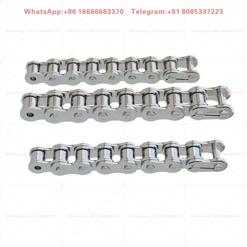 National standard 304/316 stainless steel chain single and double row 2  04C/05B/3 06B/4 s 08B/5 points 10A16
