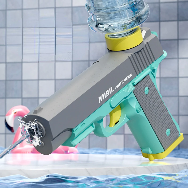 

2023 New Luoluoke Electric Water Gun Continuously Fired Children's Summer Water Shower Water Fun Gun Toy