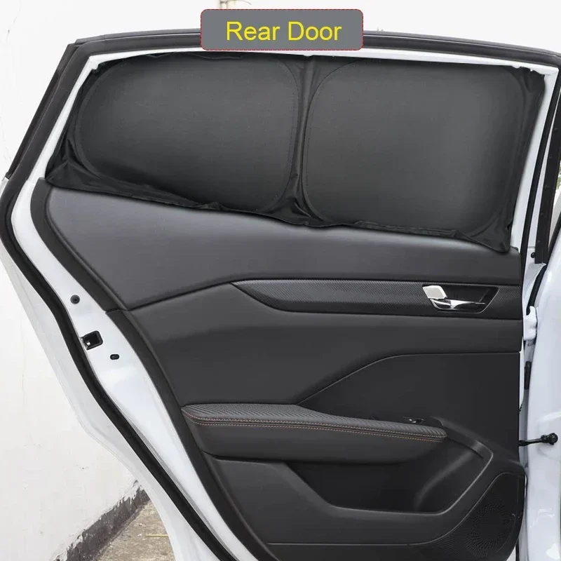 Car Black Window Privacy SunshadeAuto Anti-UV Heat Insulation Protect Cover Interior Accessory For DONGFENG AEOLUS A30 2021-2026