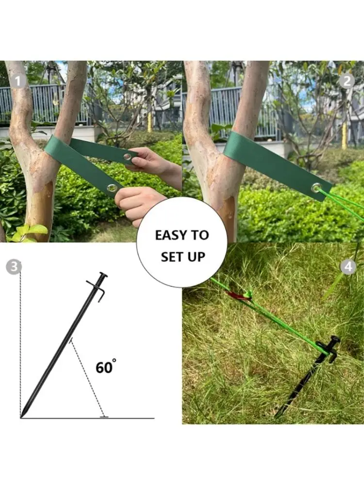  Heavy Duty Stakes Supports for Anchoring Newly Planted Trees Garden Accessory Against Bad Weather Straightening Leaning