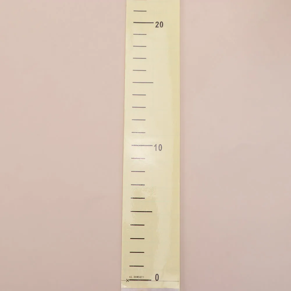 Transparent Height Measurement Wall Sticker 2-Meter Height Waterproof Height Ruler Accurate Removable Growth Chart Household