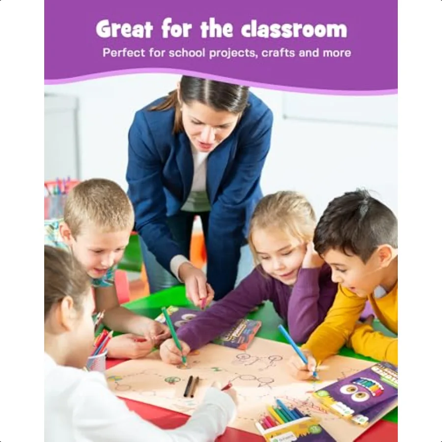 DFantiX 24 Packs Colored Pencils Bulk 288 Count PreSharpened Coloring Pencils Set Back to School Gifts for Students Elementary