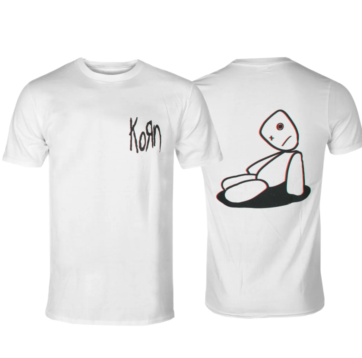 Korn ISSUES DOLL Summer Fashion T-Shirt Men Women Cotton T-shirt Casual Street Classic Band T-shirt