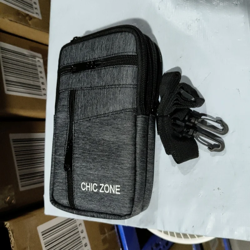 مقاوم للماء المرأة الخصر حقيبة محفظة طبقة مزدوجة في الهواء الطلق التكتيكية الخصر حزمة مراوح مع حزام الرجال الهاتف الحقيبة المحافظ للجنسين