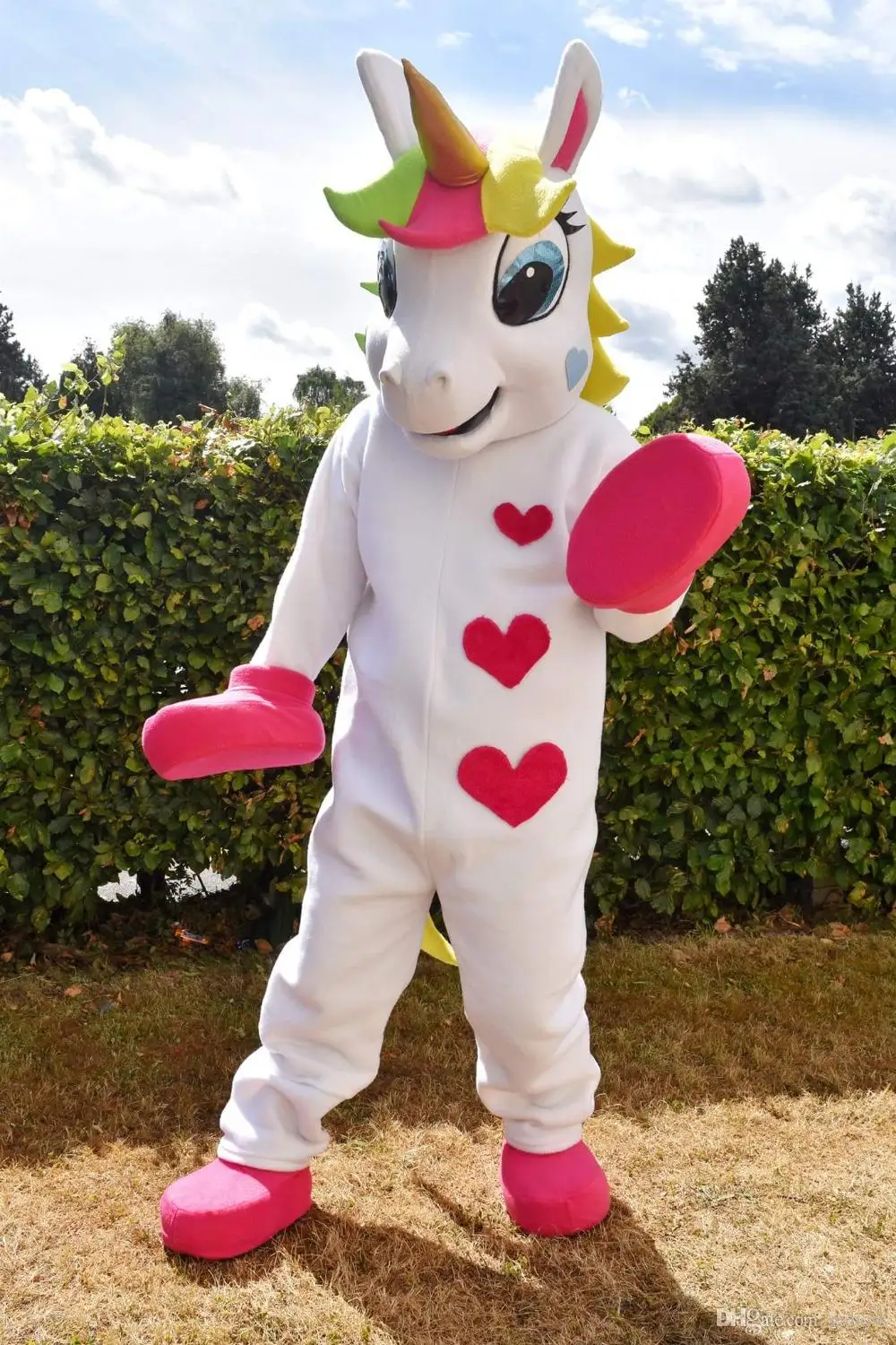 Nuovo personaggio adulto Halloween Unicorn Pony magic Mascot Costume Halloween Christmas Dress Full Body puntelli Outfit Costume della mascotte