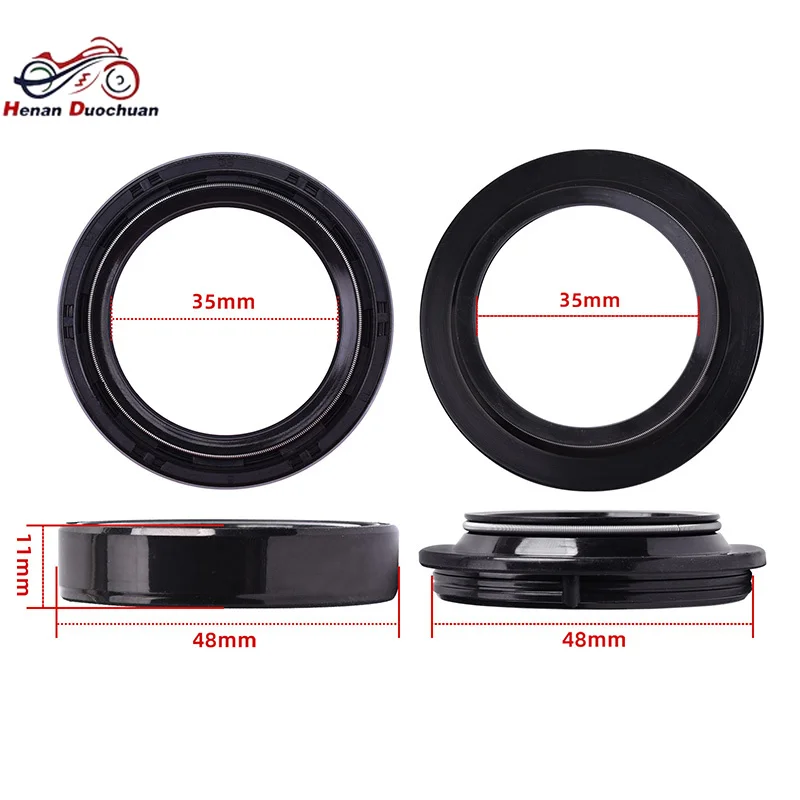 35x48x11 Moto Forcella Anteriore Paraolio 35 48 Copertura Antipolvere Per HAR/LEY DAVIDSO XLH883 XLH1000 Sportster XLH 883 XLH 1000 45387-83