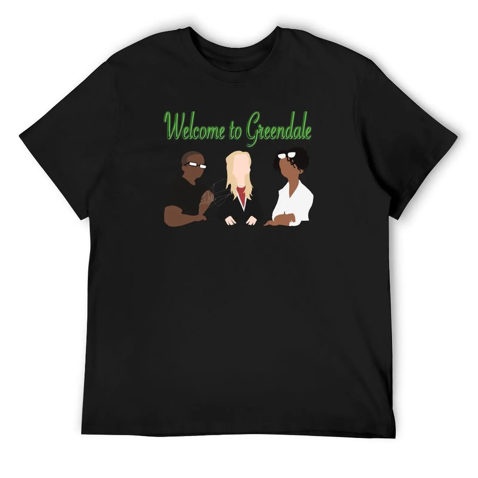 Welcome to Greendale logo T-Shirt heavyweights boys animal print custom shirt Blouse tee shirts for men