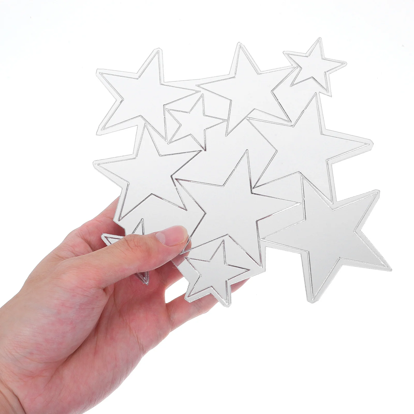 

60Pcs Acrylic Mirror Wall Stickers Stick DIY Decorative Decals for Bedroom Living Room Kitchen Bathroom Walls