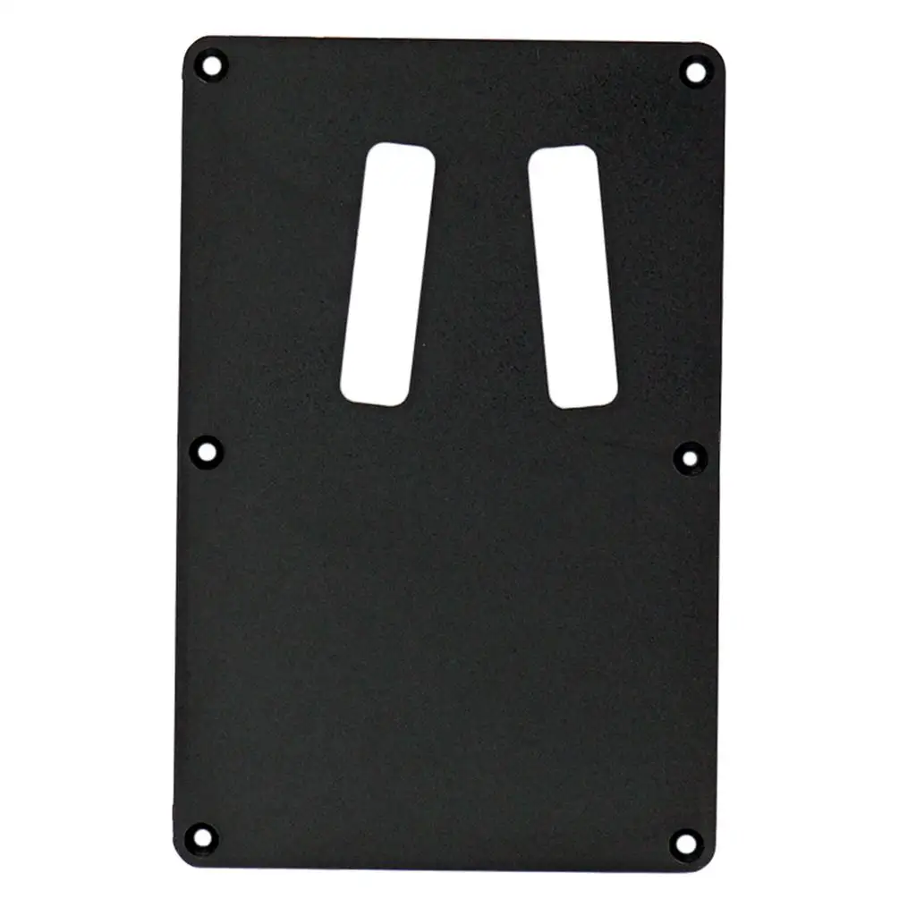 1Pc Black Electric Guitar Accessory Back Plate Cavity/Tremolo/Spring Cover