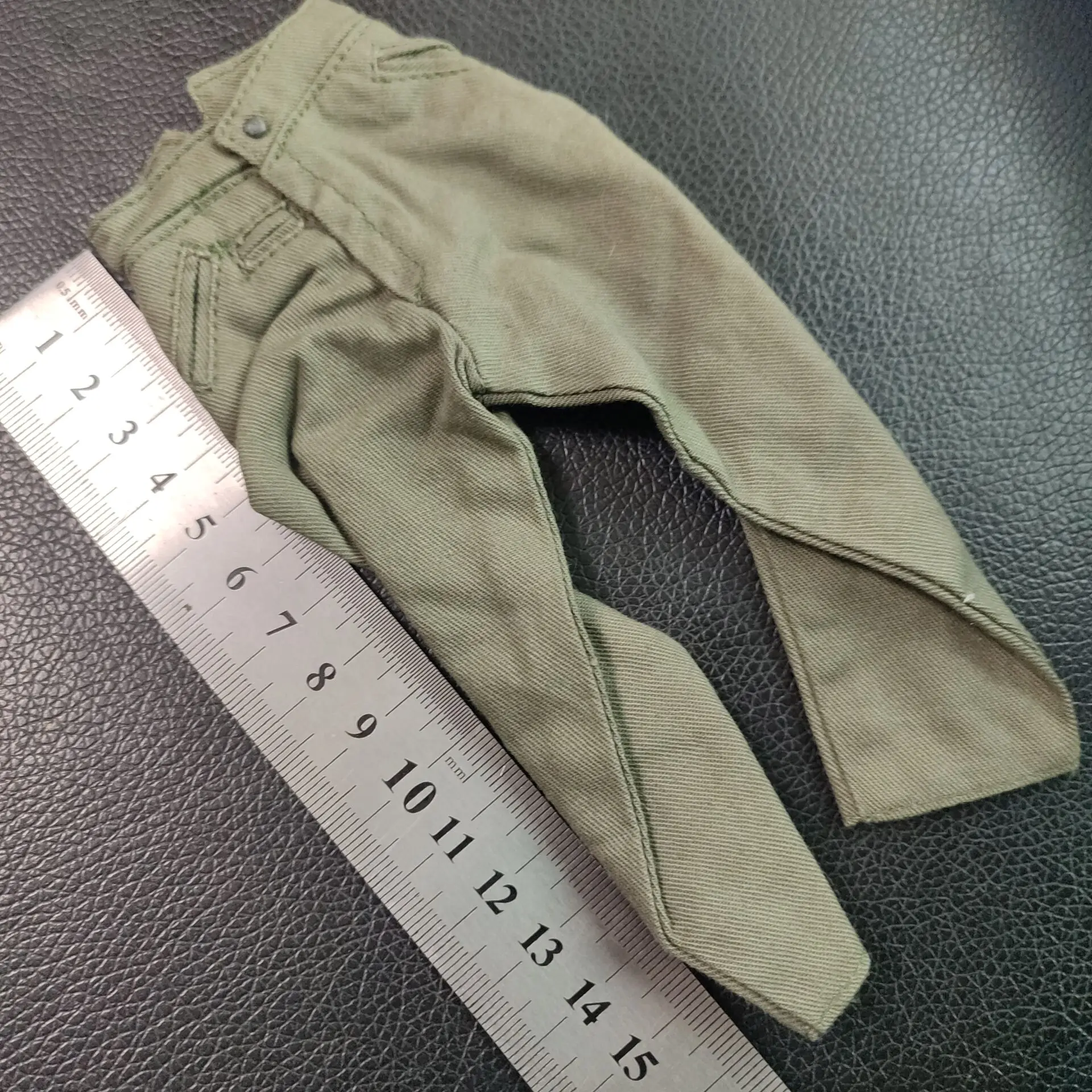 2 stili 1:6 scala 17cm lunghezza verde uniforme militare parti pantaloni da combattimento generali pantaloni paracadutista F12In Action Figure del corpo