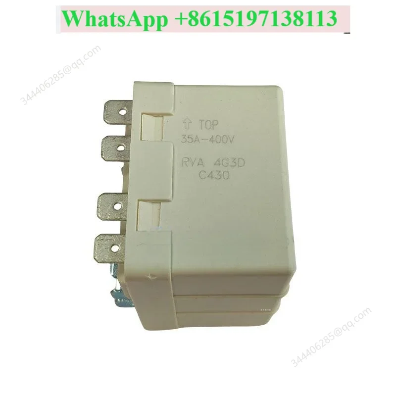 1 pc. New FOR RVA4G3D Compressor Start Relay 3P 220V 35A-400V
