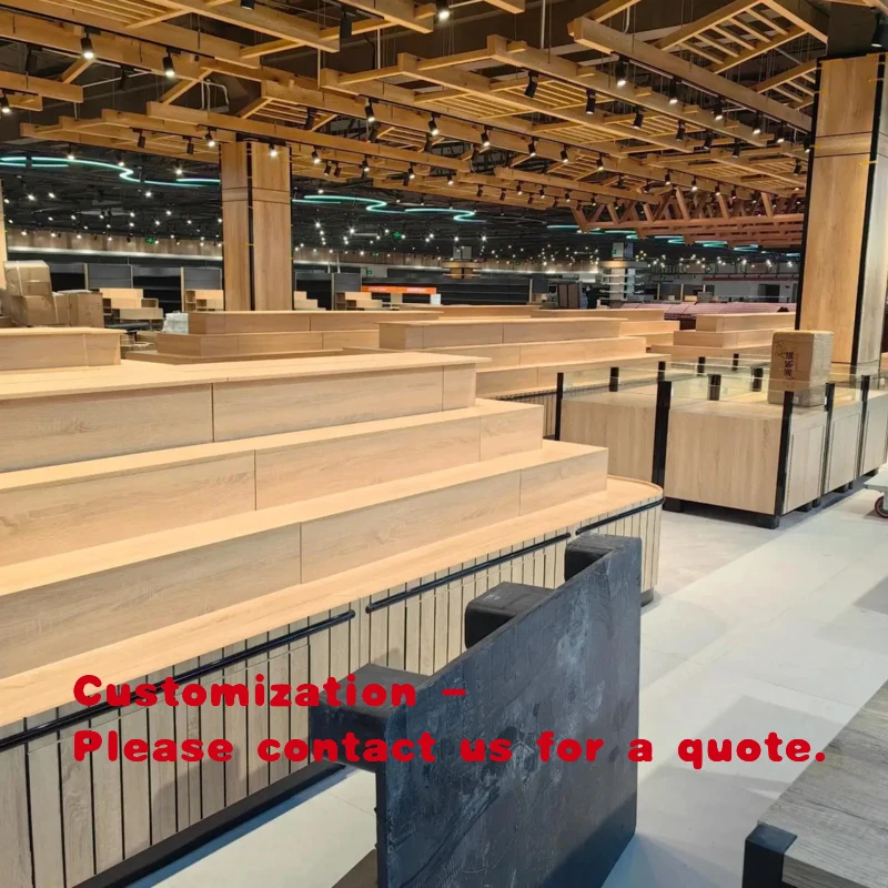 custom.Modern Panel Food Counter Living Room Delicate Interior Bread Showcase Milk Tea Mall Hotel Supermarket Kitche