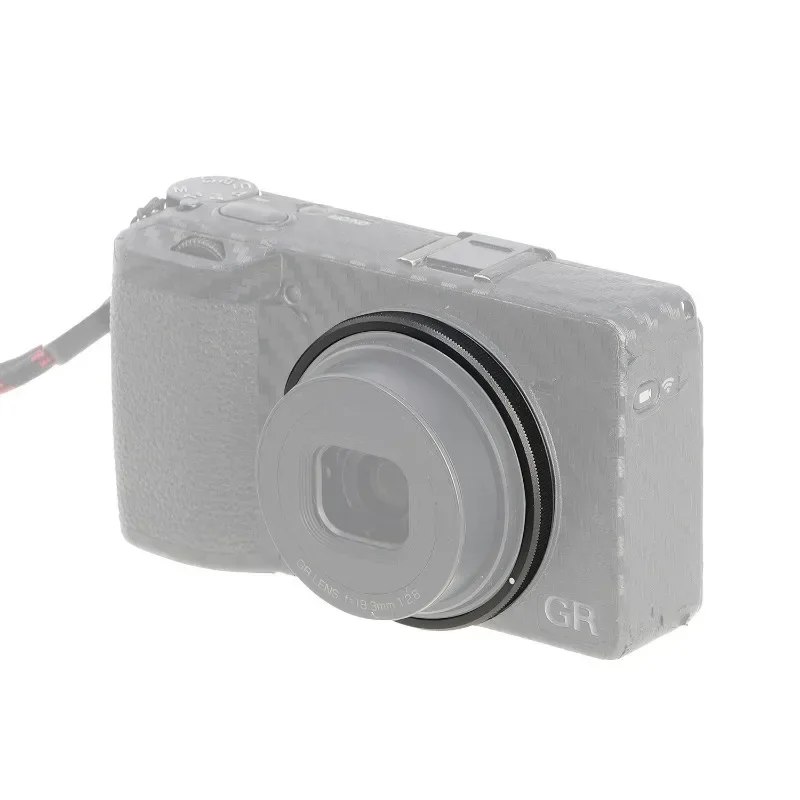 Durable Aluminium Lens Ring para Ricoh, Decoração Cap, Câmera Substitui Ricoh GN-1, GR III HDF, GR III, Gr3, 1Pc
