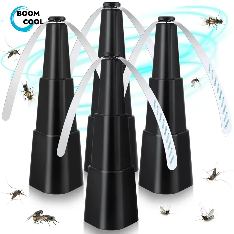 1PC Multi Fly Fans for Tables Fly Repellent Fan Indoor Outdoor with Holographic Blades Keep Flies Away Bug Repellent Outdoor