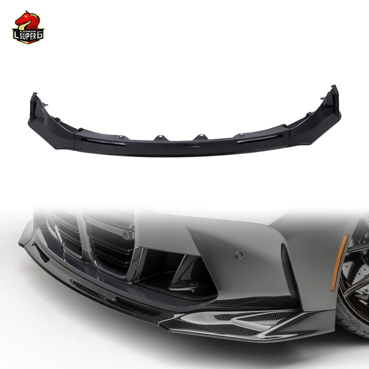 

V-образная передняя губа из углеродного волокна для BMW M3 M4 G80 G82, модификация автомобиля