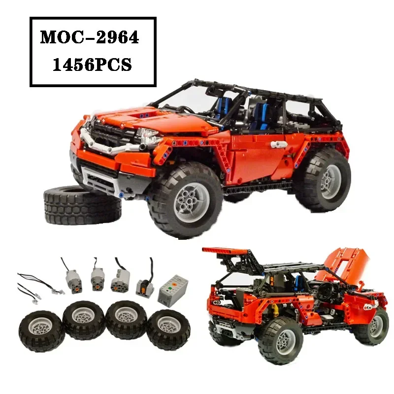 

Classic Building Block MOC-2964 Compact Off road Vehicle High difficulty Assembly Model 1456PCS Adult and Children's Toy Gift