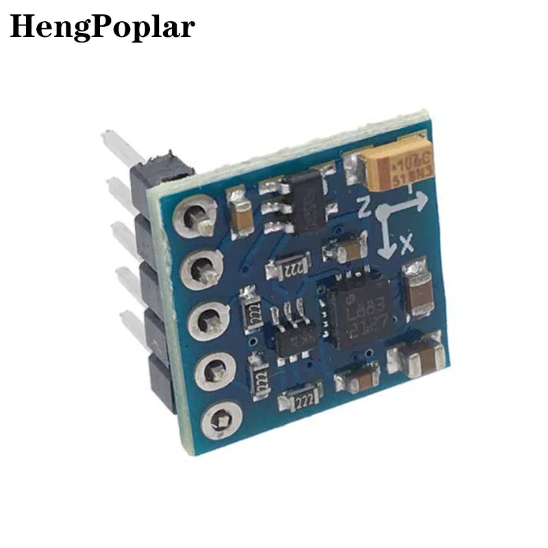 Módulo eletrônico da bússola do módulo GY-271 qmc5883l três-eixo magnético