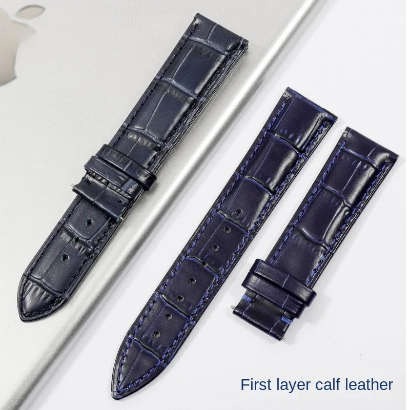 Genuine leather Dark blue watchbnad For citizen seiko casio omega strap 14 16 18 19 20mm 21mm 22mm 23mm Men women watch bracelet