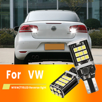 2x For VW Touareg Beetle CC EOS Routan Scirocco mk3 Sharan Tiguan LED Backup Light Blub Reverse Lamp W16W T15 921 Canbus