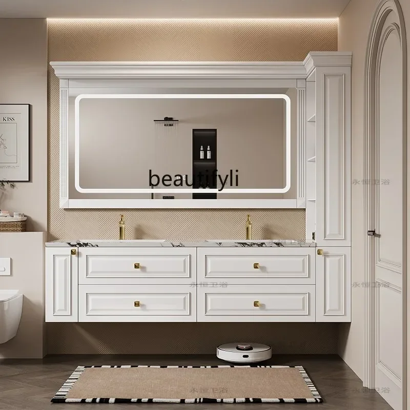 35French Bathroom Cabinet Cream Style Bathroom Cabinet Whole Washbin Washstand WashbasinSSS