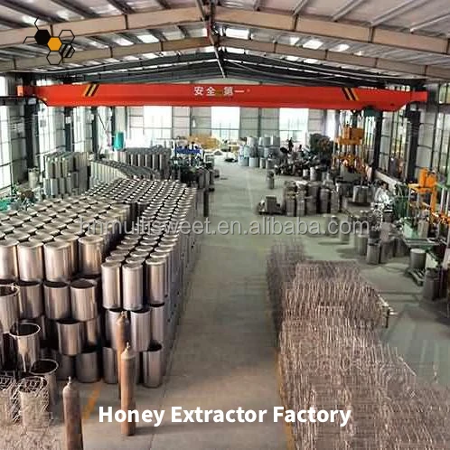 Honey Centrifuge Price Electric Motor 4 Frame Automatic Honey Extractor Stainless Steel