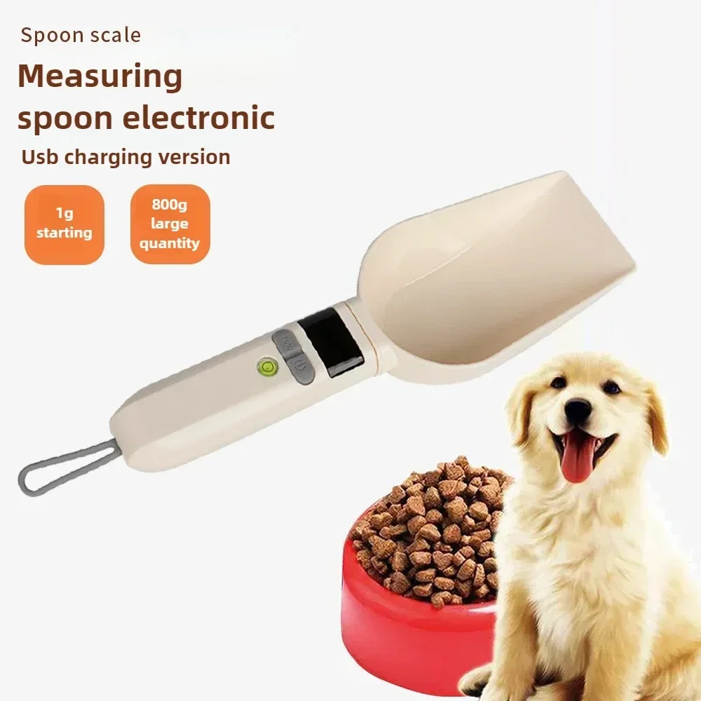 DurablePet Cat Food Dog Food Measuring Spoon Scale Charging Measuring Spoon Electronic Scale 800g Large Capacity Removable