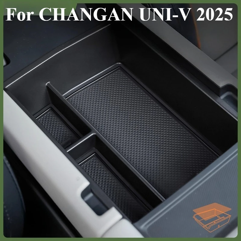 

For CHANGAN UNI-V 2025 Car Center Console Armrest Storage Box Car Organizer Stowing Container Interior Accessories