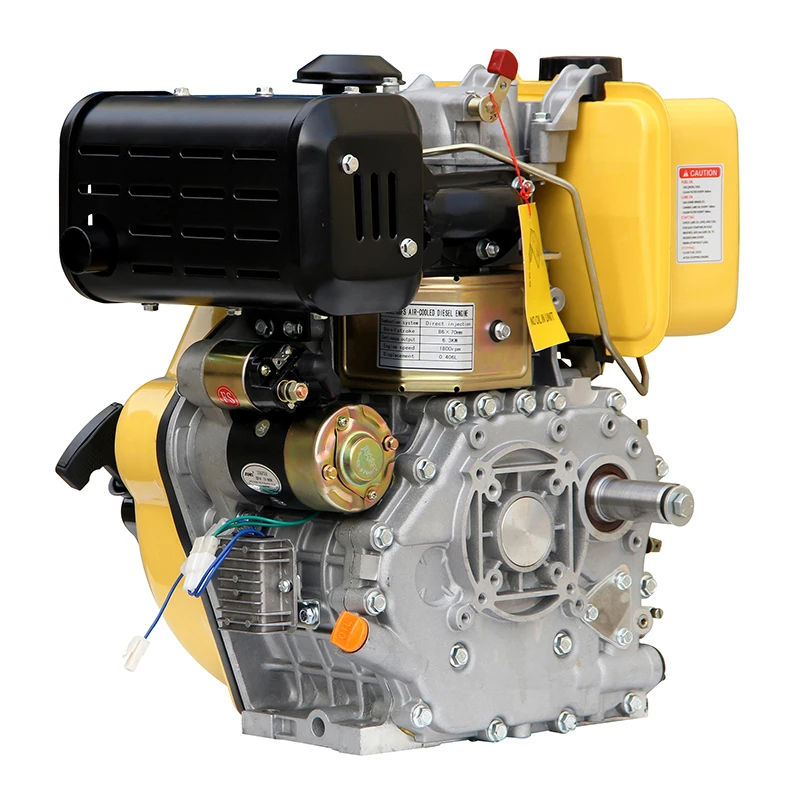 8hp HR186FS Electric Start Single Cylinder Air-Cooled Engine Easy Operate Euro 5 Emission Standard