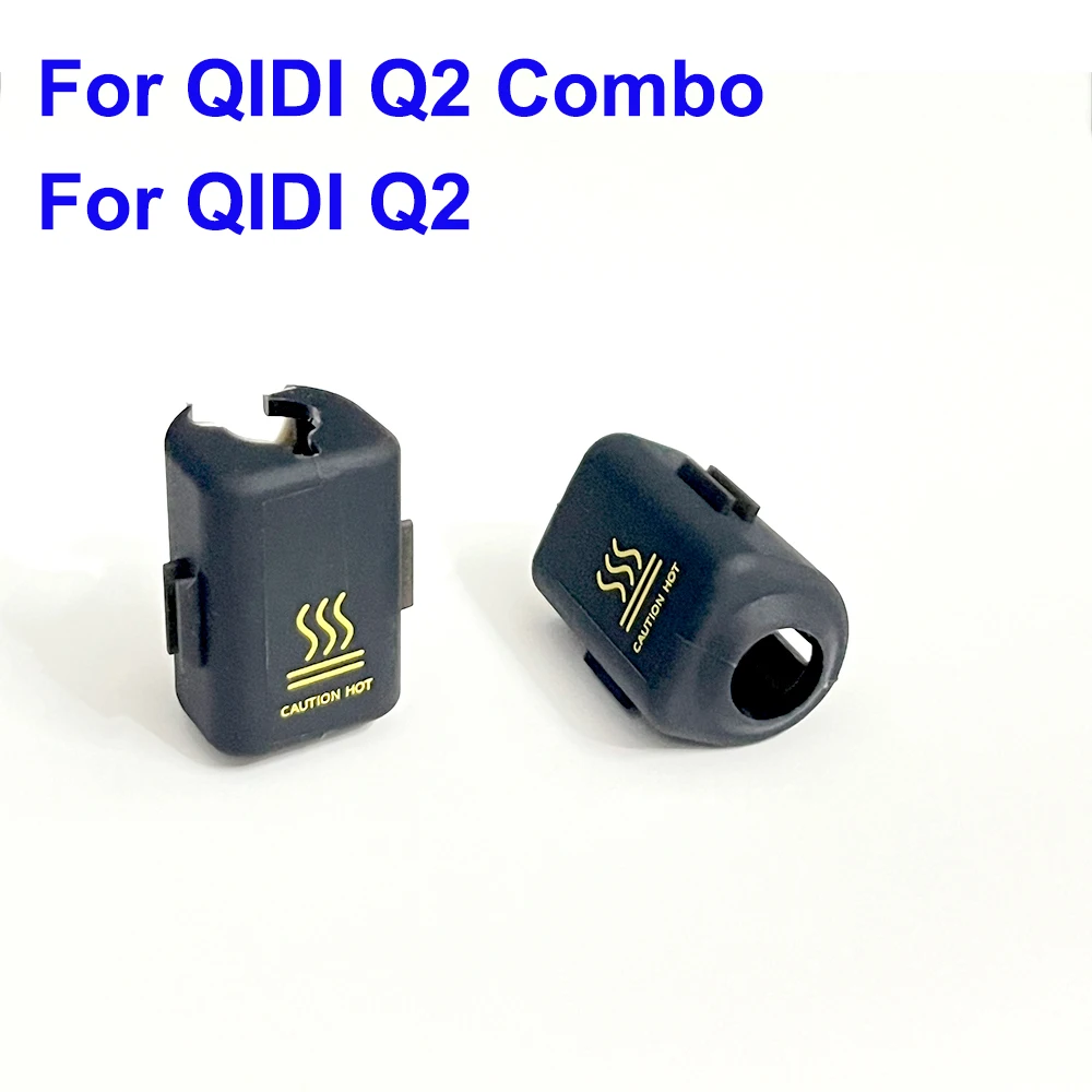 for Qidi Q2, Q2 Combo Silicone Sleeve 3D Printer Hotend Protector Cover Case Block Heat Insulation Silicone Socks for QIDI Q2C